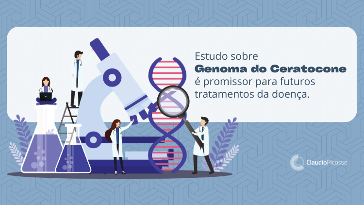  Estudo sobre genoma do Ceratocone é promissor para futuros tratamentos da doença.